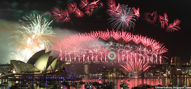 Sydney jour de l'an 2012 Australie