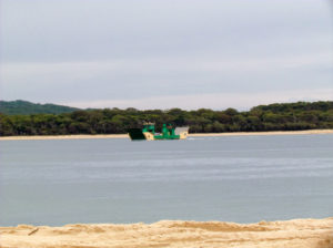 Fraser Island Australia boat