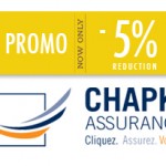 Assurance 5% de réduction avec Chapka