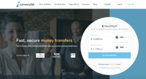 currencyfair transfert argent international